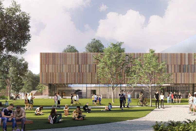 Ravelin sports centre artists impression