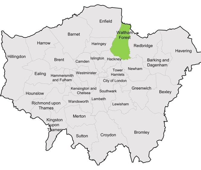 Waltham Forest map